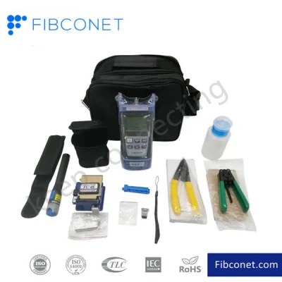Fibconet FTTH Волоконно-оптический набор инструментов Сумка для волоконно-оптического скалывателя Инструмент