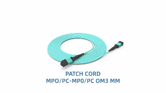 Оптоволоконный магистральный кабель MTP 24 12 Core Om3 Om4 Многомодовая перемычка 50/125 Патч-корд MPO Fiber