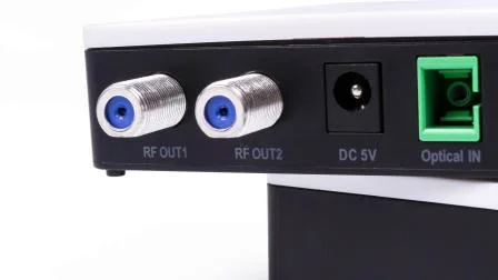 Волоконно-оптический/оптический узел FTTH AGC Wdm-приемник для аналогового и цифрового ТВ 2 порта RF-интерфейсов CATV